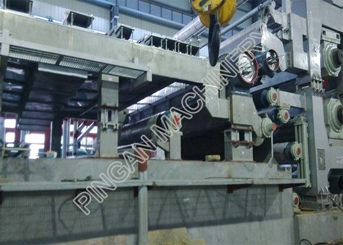 Big Jumbo Rolls Kraft Paper Making Machine High Efficiency Bottom Wire 19m
